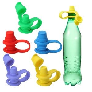 Hasako - No Spill Silicone Bottle-Top Spout / Water Bottle Spout Adapter